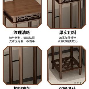 花架客厅中式复古非实木花台0室内落地多层F5M7H86J花盆托架522新