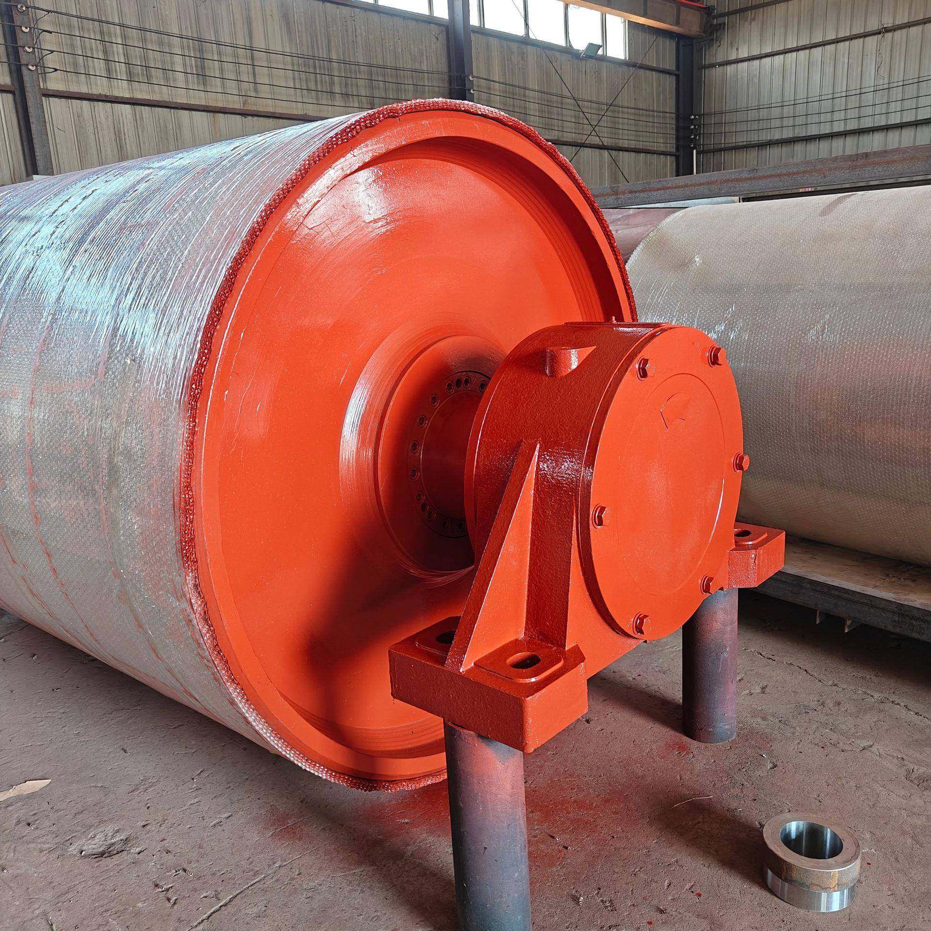 输滚送机无托辊滚筒动力外置电动滚滚筒传送ZBB轴聚氨酯传动筒