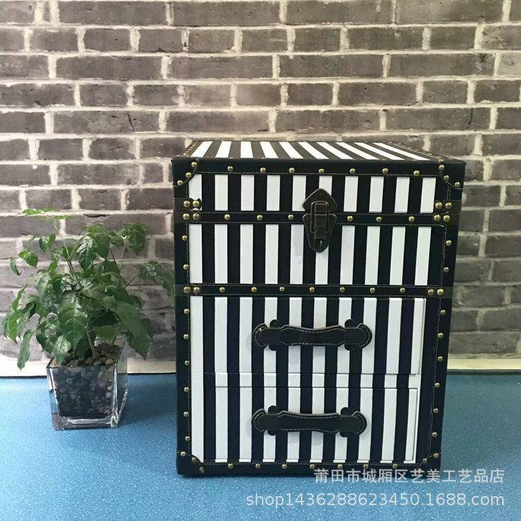 欧储式床头柜约简物柜现代卧室XFX迷简易床你边小柜子