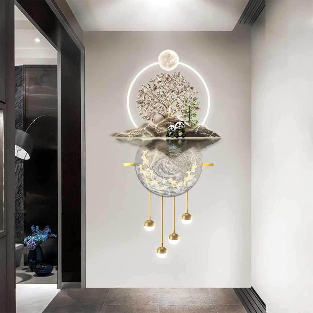 廊新中九SM10479尽鱼玄关装饰画现代高档走头寓意好的立体led发式,家居饰品,现代装饰画,淘宝优惠券,粉丝福利购,淘宝优惠卷