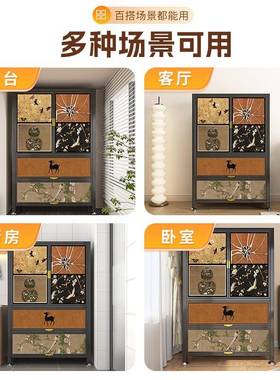 钢制阳物台柜子多层储物柜VXG一体靠墙侧边防收纳杂柜落地置晒物