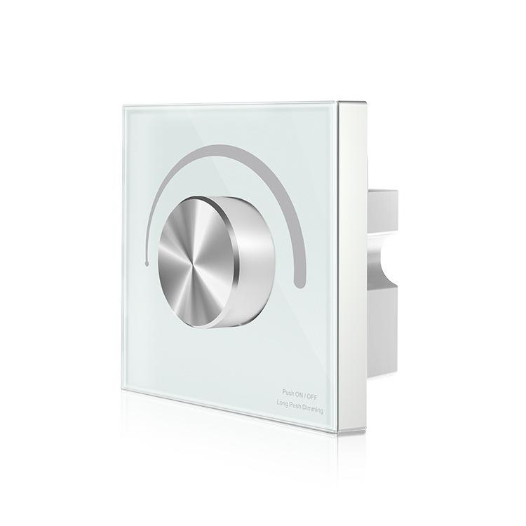 led可控硅触S1-T/S1-璃摸调光面板单通道AC相旋钮切86玻面板0-01V