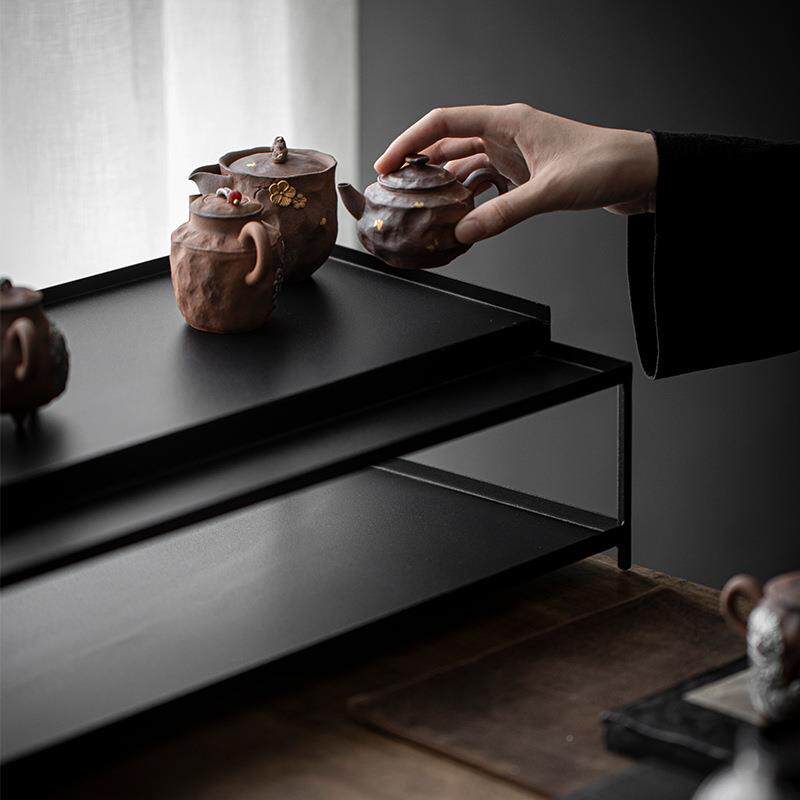 大岸台堂日式铁小茶几客厅艺小户创意飘窗手工纯铁干泡型HVS茶炕