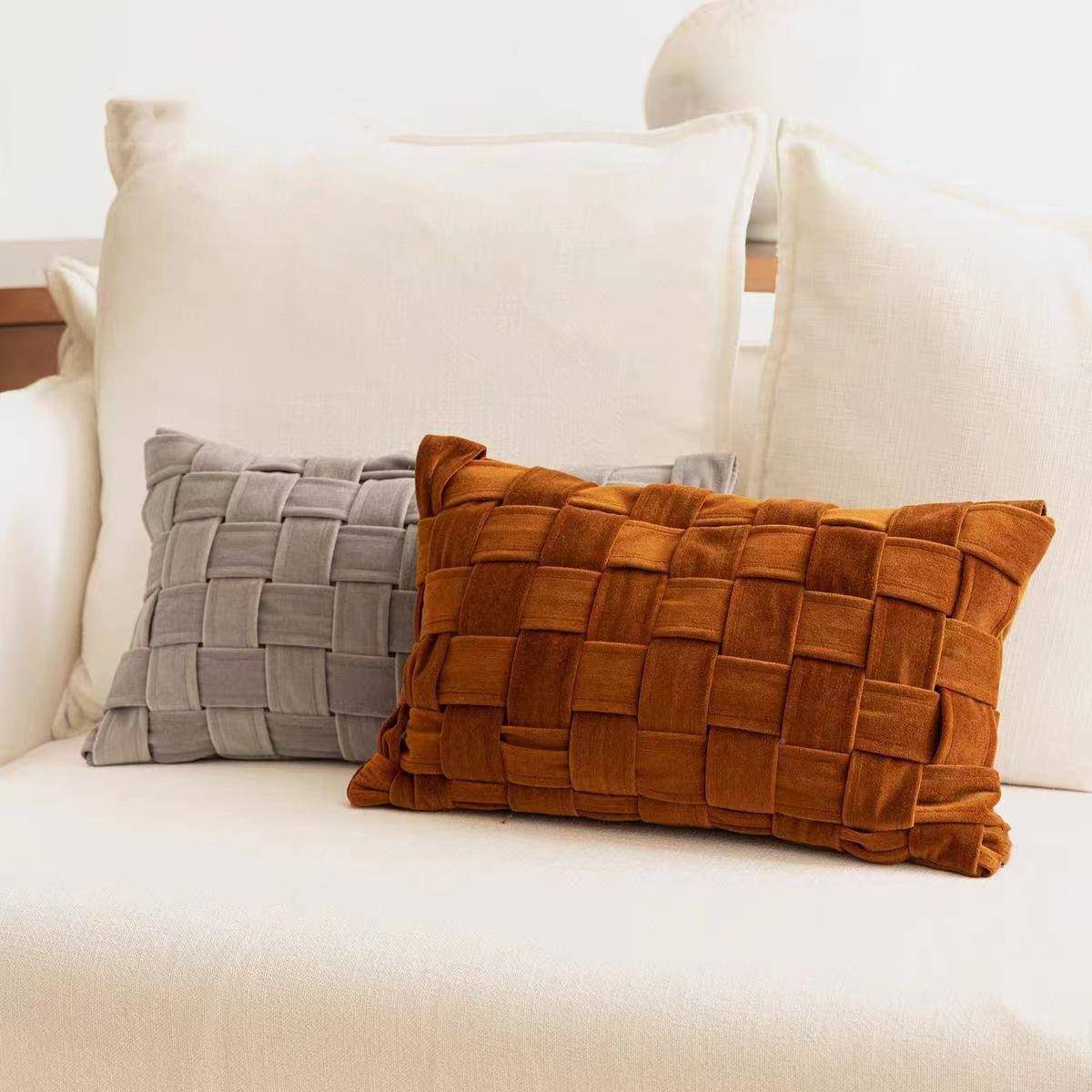 样板房枕抱奢简轻约现代软装沙发客厅靠垫方枕板ASU样间酒店抱枕