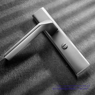 锁德国卫生门锁间厕所浴室无钥匙门通用WSJ807型小锁舌合铝金单舌