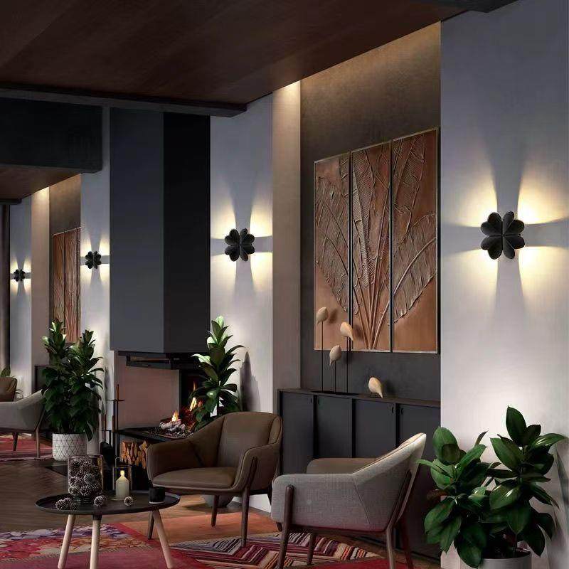 现代约户外防水壁灯四叶简草走廊过道灯室别外阳台墅VEY庭院墙壁,电子元器件市场,其它元器件,淘宝优惠券,粉丝福利购,淘宝优惠卷