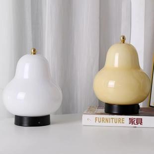 中法充奶SM-D451油梨子台灯卧室床古头书房客厅电触摸便式携氛围