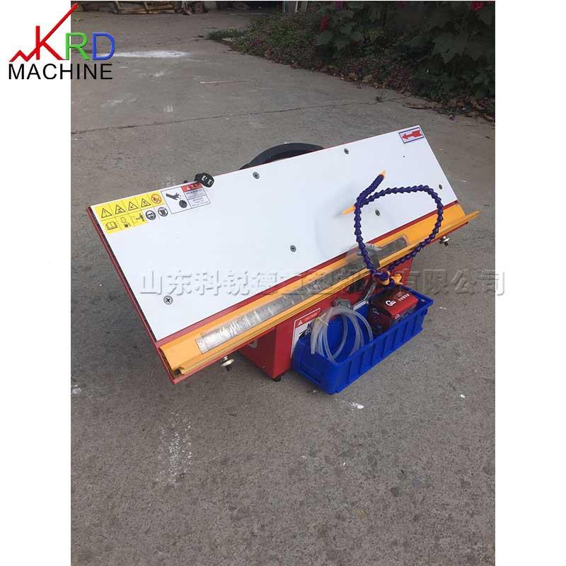 割台式型石材便切割机石材切倒35微角石材锯小型携式瓷砖切割设备