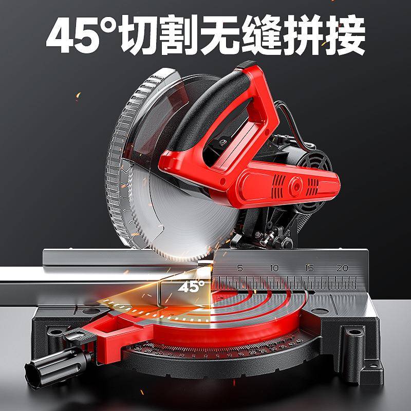 德国锯虎铝机10高精度铝合金木材切战角975机12寸寸45度斜切锯界