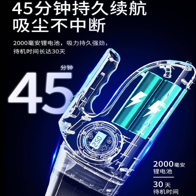 无线车载充两气轮胎打气一834体用便携泵式迷你吸尘泵器带数显快