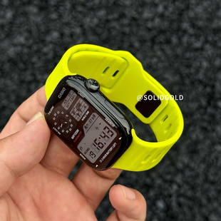 Solid运动海洋8字扣硅胶适用苹果手表带S11AppleWatch789iwatch10