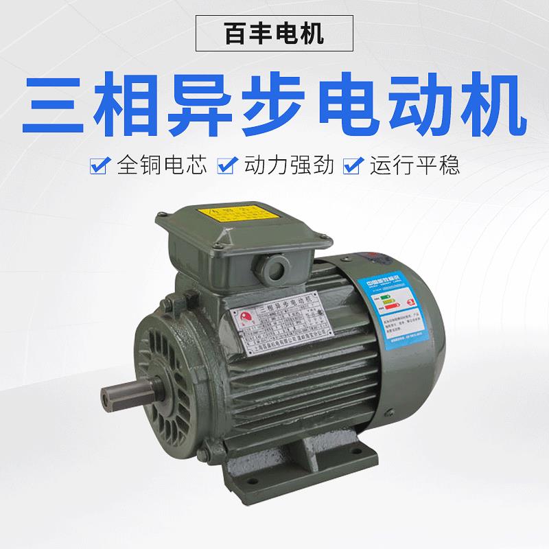 三相异步电动机6极YX3系列噪音低铁铝壳三相异步电动机定制电动机