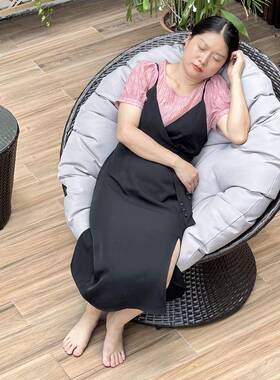 户外转藤编阳台椅庭院花园小桌椅藤子布置几三椅件套茶组合YR-D22