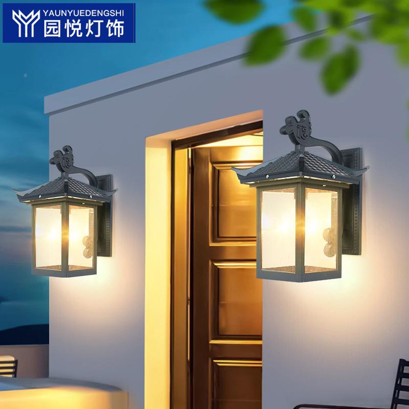太阳能中外式壁灯户防水外墙灯灯别XKK墅庭外院室露台小区大门口