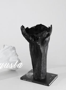 爆境款法式简约客厅茶几VNT餐厅插干花瓶器售楼跨处酒店花摆件装