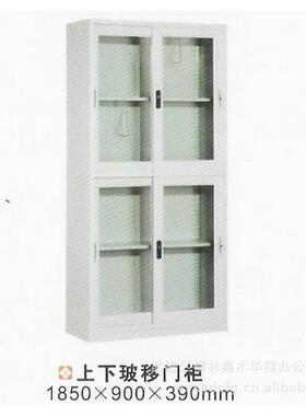 制常文州厂家直销文件柜钢制钢件柜铁皮文柜资无品牌/料玻璃件柜