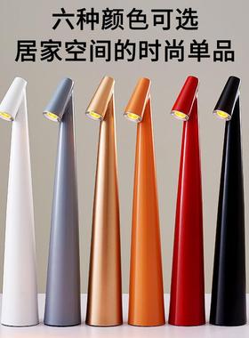 台高脚灯酒吧清吧富氛围灯头摆件台灯创VSJ意床充电触摸高帅台灯