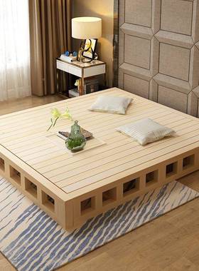 实木床木板1.8米木板床硬板床48340垫1.榻5米护腰加高垫硬床板条