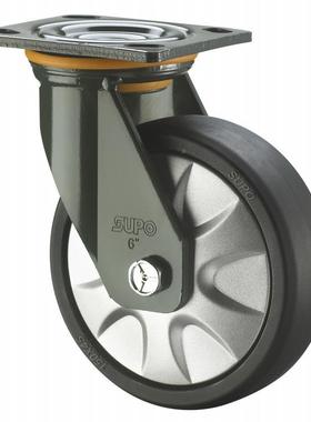 SUPO/向荣8寸承重型工业带刹车PA尼J07S-01D7龙脚轮J0S-01D-200-6