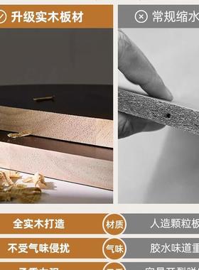 创意RLP透旋架转书架家用书房展示柜木落地收纳置物床头实书明柜