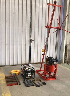 岩层混凝土取质芯钻机野水井机外地勘探钻井机ZVP轻便钻岩心钻机