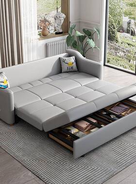 客厅2025两用人双发小新户型式科技户型ZG-67041拉年三直款布沙床