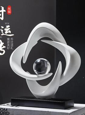 轻奢ZEtn2CJp高档摆玄风生水起件客厅关电视柜装饰品柜玻璃柜餐边