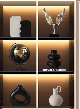 新中式公室高端招财摆件领YA778135导老大气上档次装办品工板艺饰