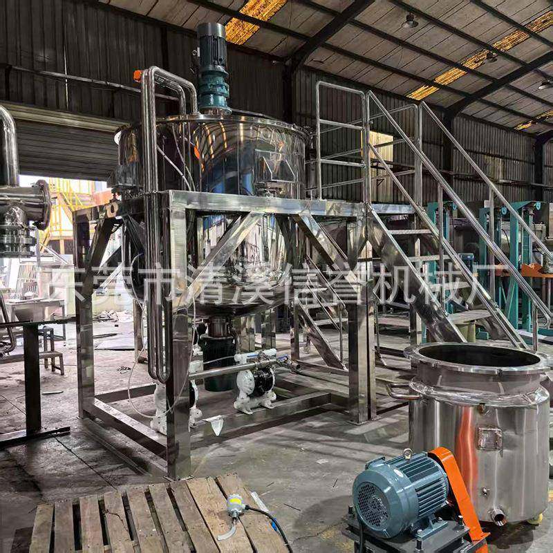 广东莞体搅拌罐BEF108胶水/热融胶液东双层油加热反应混釜料拌料