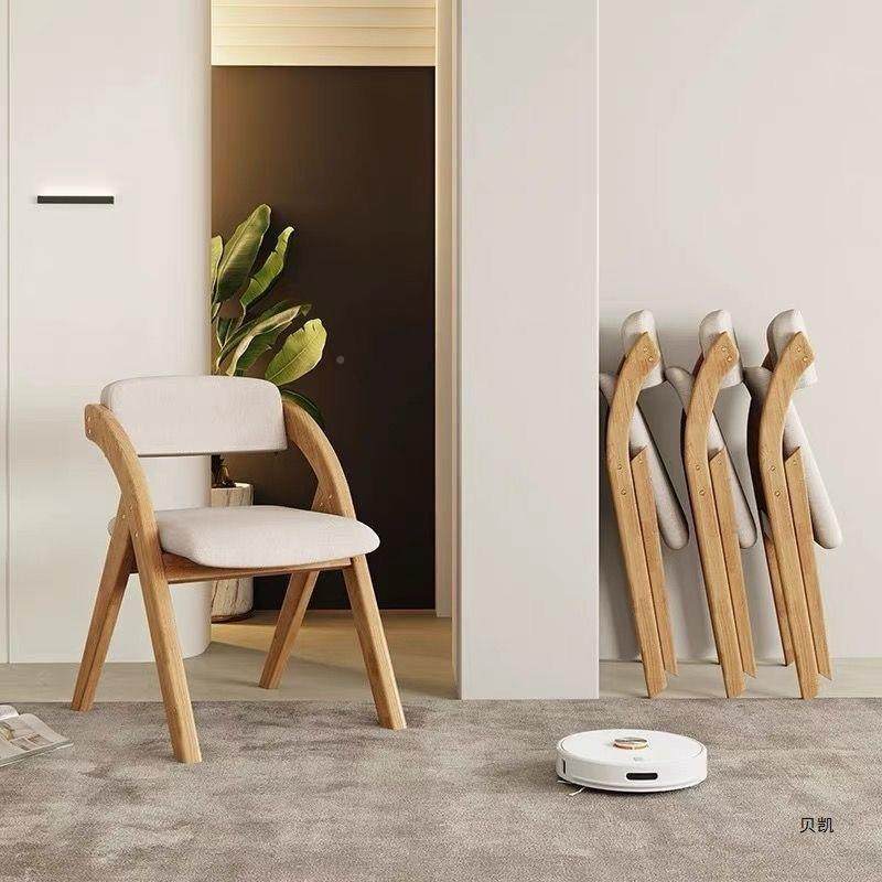 折叠椅子木椅靠背椅实木PED椅家办公椅凳餐子可折叠椅耐用用多功