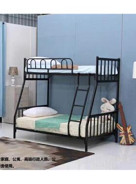 9U双层公寓床1.2米15.子母床工宿舍床上F756M5TH下铺米铁架员床高
