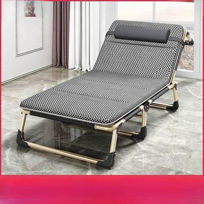 可折叠床折午见详情叠椅休椅上班族午叠休折床折叠单人床收起来的