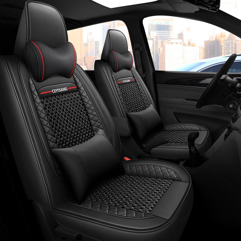 季五荣光菱S宏光V汽车座套七YC-C18-7座全包四椅套皮套MPV座坐垫