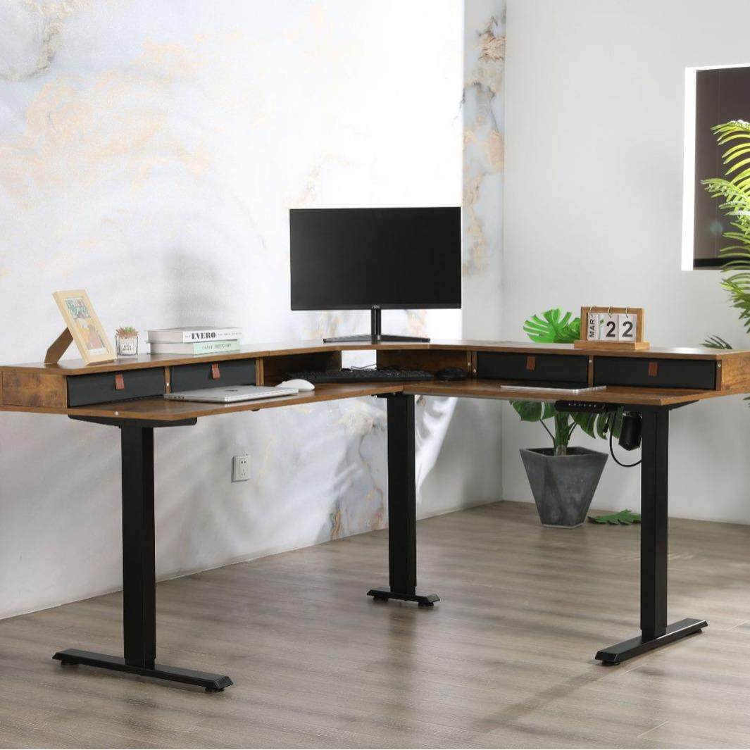 动升降桌单电机转站式电脑桌可调节立高度MLOD10L电型角办公桌,商业/办公家具,办公电脑桌,淘宝优惠券,粉丝福利购,淘宝优惠卷