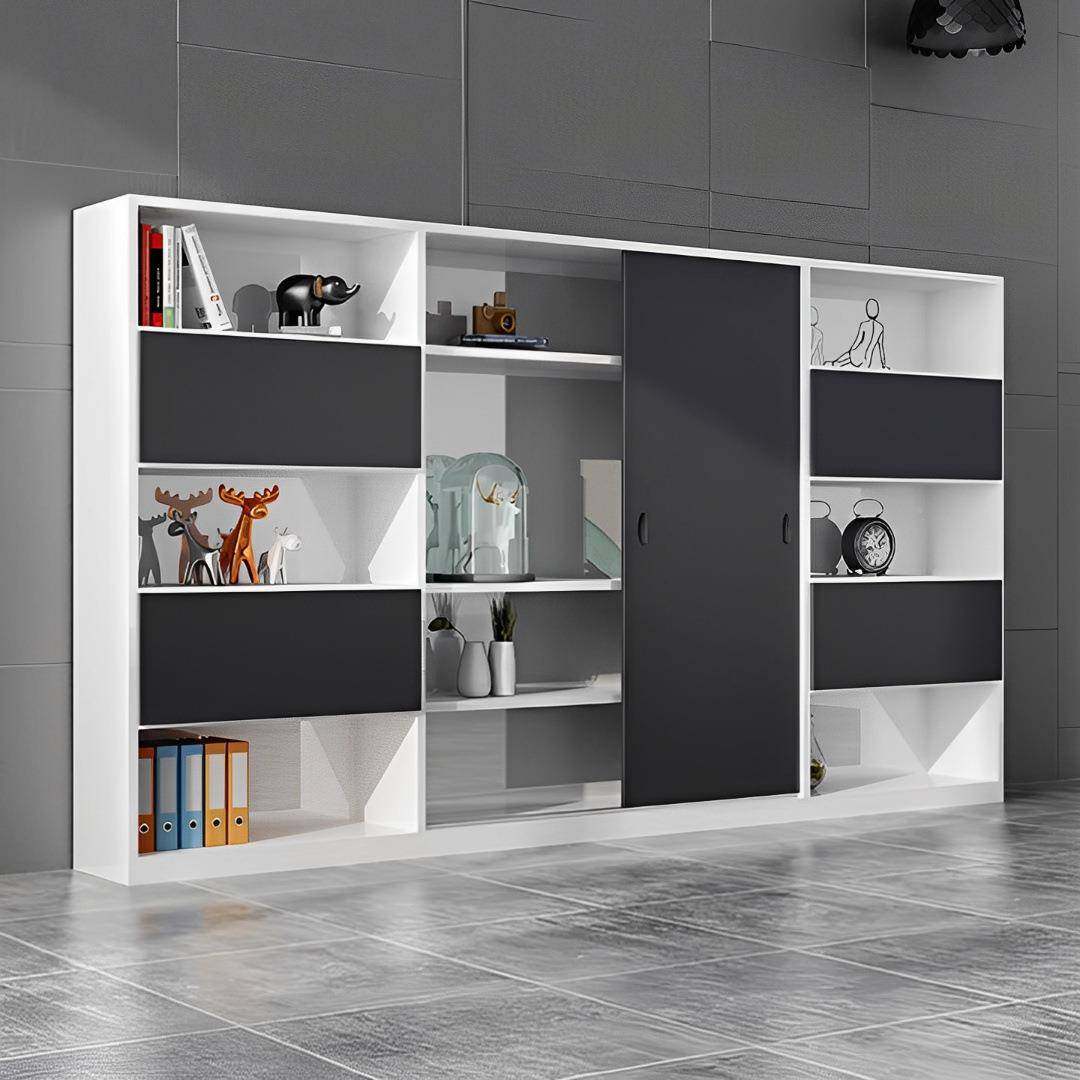 简约现代件文QJC家用烤漆创意书柜展示柜大气时背尚办公室景办柜,商业/办公家具,办公储物柜,淘宝优惠券,粉丝福利购,淘宝优惠卷