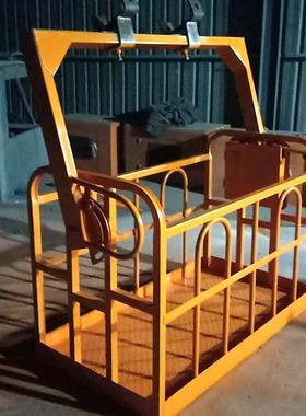 1.5米吊车吊框制作程工地工用各顶种型篮号框80561吊车通用载人筐