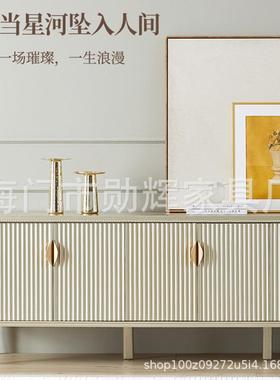 美式轻奢ts-5496电视加高代简客厅视听柜柜卧室墙现柜套装客约厅