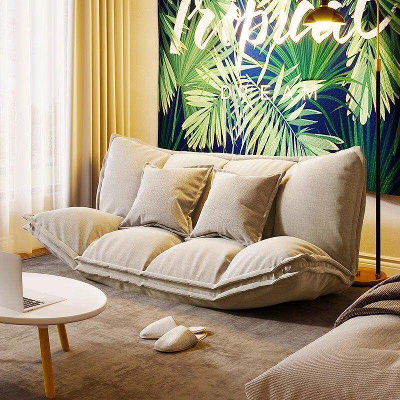 懒人沙发式榻榻米单人小型出租屋沙户发阳EAM落地房间台可折叠沙