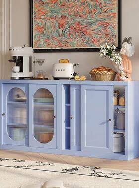 轻奢铁餐边柜茶水柜酒客厅卧室49515柜收纳柜简储约现代家用艺铁