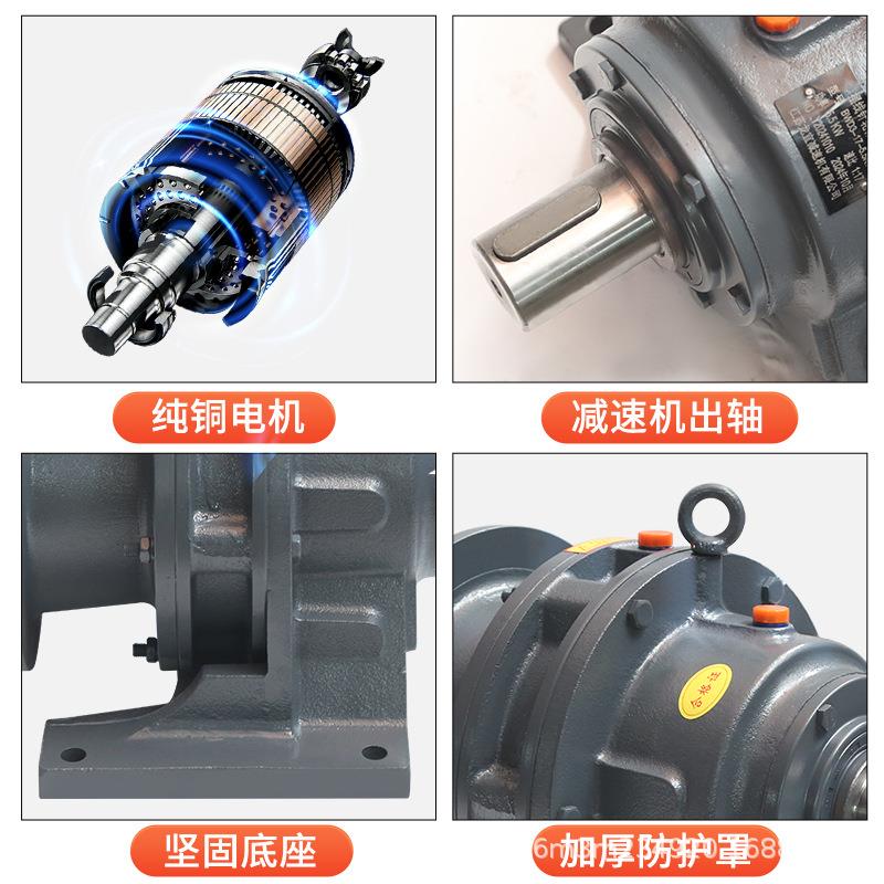 摆线针轮速机变速减齿卧式立式直连直联行星摆轮箱针BTI减速器