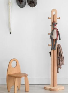 W7竹蜻衣帽架儿F769TH5J童房式衣支架宝宝创服意立落地蜓挂衣架