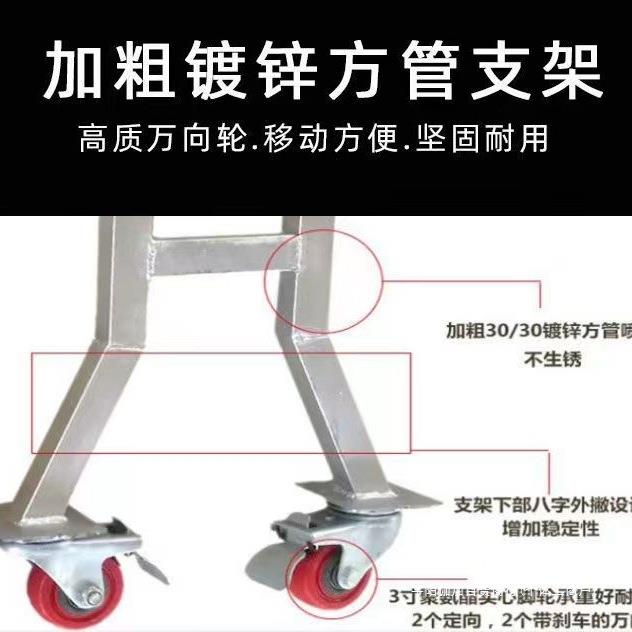 新款不锈钢市摆摊大号加厚户外烧木F9667859炭烧夜烤商用烤架炉排