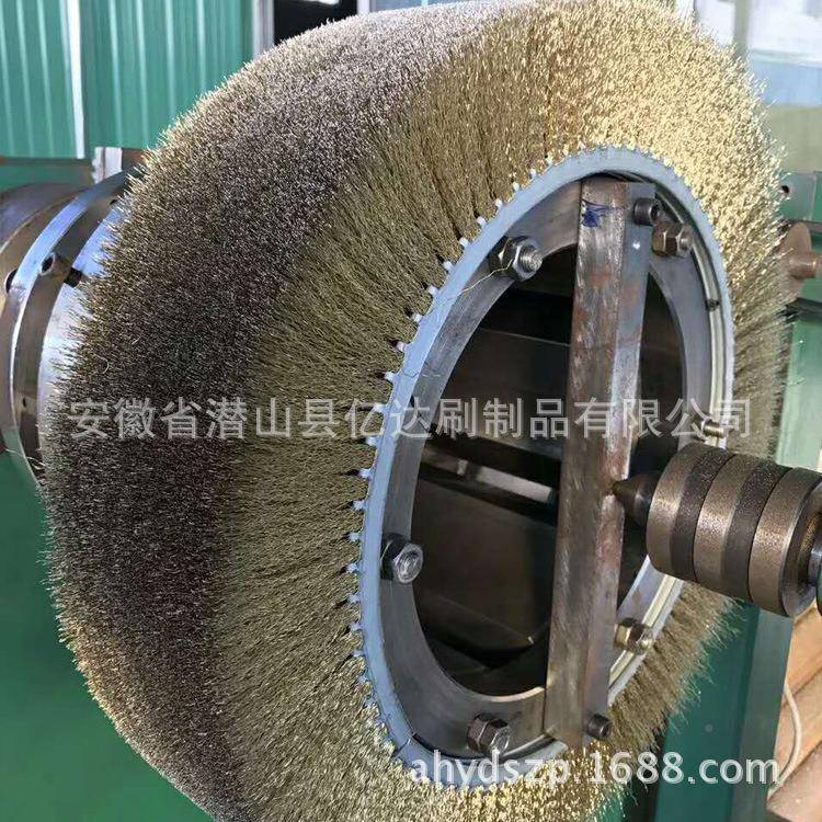 厂家货陶瓷轴PLK刷线刷辊彩瓦机PP毛辊来图加工清现洗刷