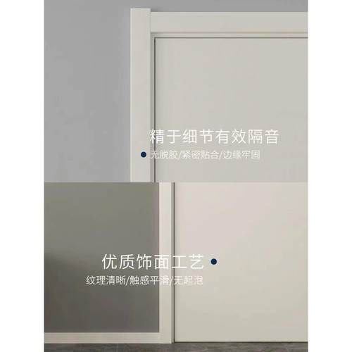 S588外内开F76887MH卧平室门门实木复合烤漆门木门室内门装平开门