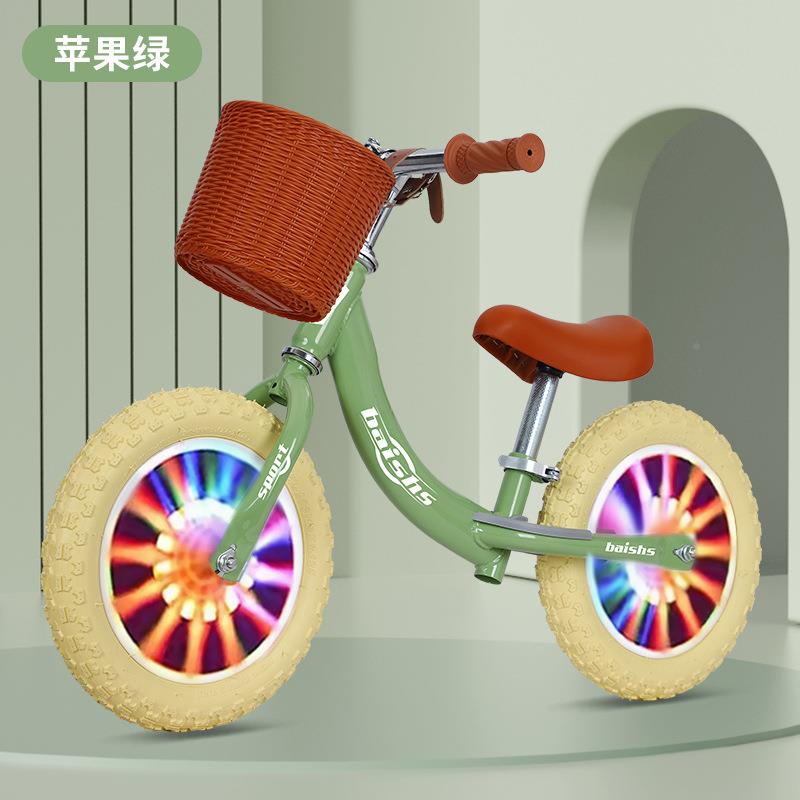 幼DVX儿童车平衡单车男女宝宝无脚踏滑行车小学生二轮儿园两轮车