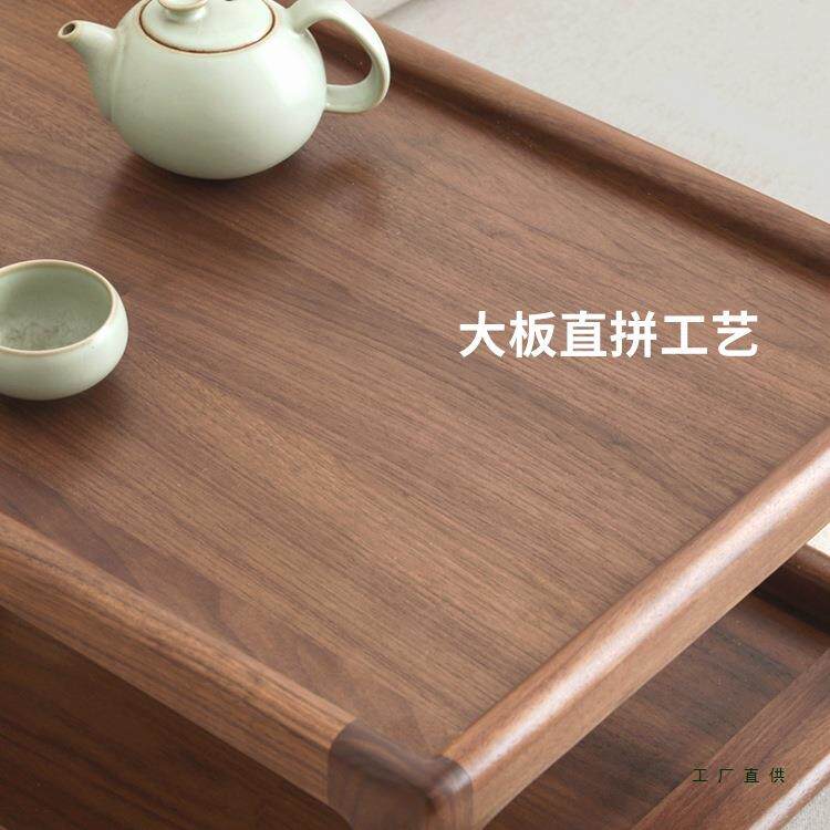 实木炕几黑胡桃F965MS5T木茶几罗汉床茶茶桌日台式榻榻米台阳窗飘
