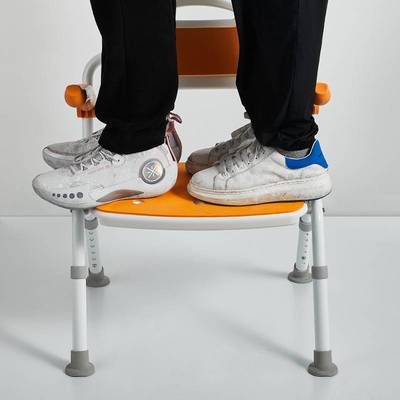 浴室洗澡淋浴椅可折叠防侧翻日式老人孕妇冲凉沐浴凳安全防滑椅子