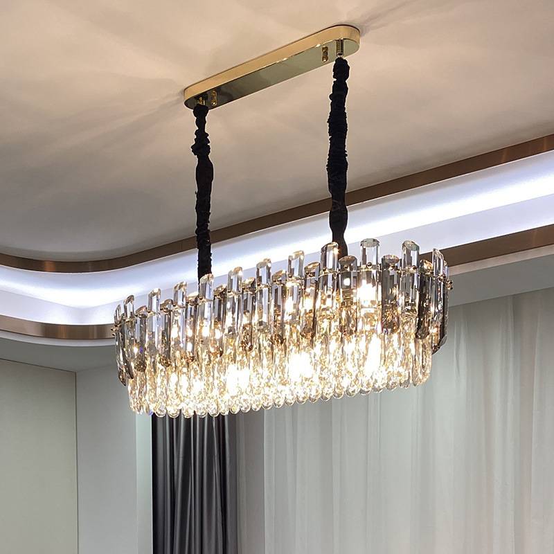 水晶吊灯2024新款客厅主灯轻奢大厅灯现代简约餐厅卧室灯中山灯具