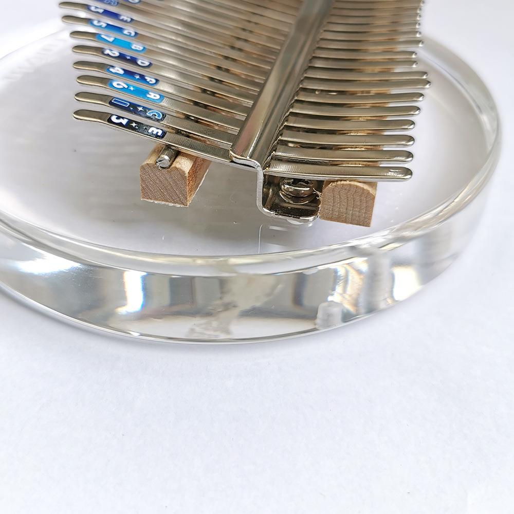 厂家直销水晶透卡林巴拇指17音亚/克力板式K琴ALI明MBA01手指琴