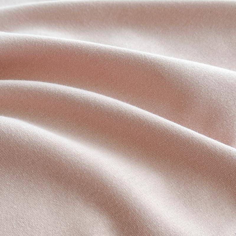 225冬新款轻奢秋全棉加厚0毛磨四件套纯棉刺绣床品CY磨毛床单床笠